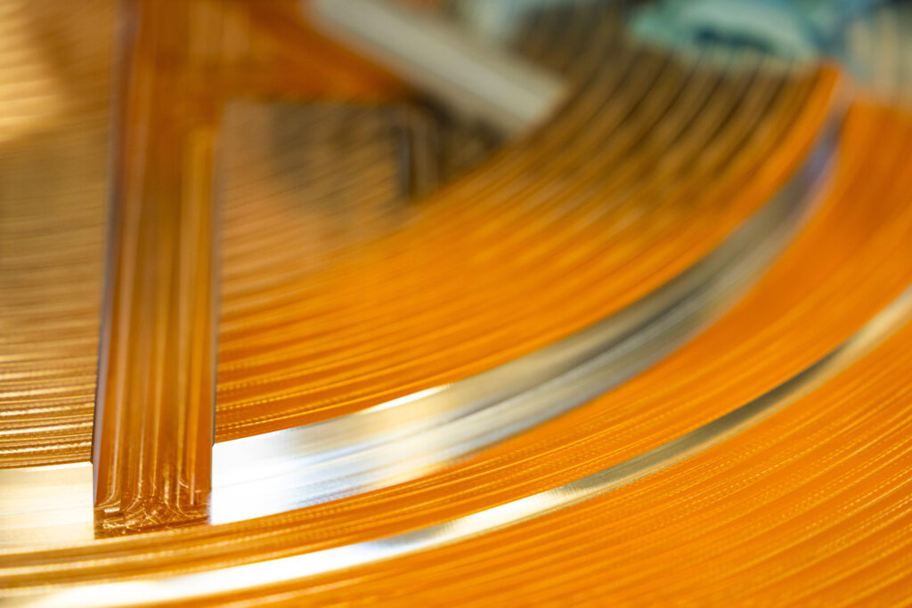 A detail of the top left quadrant of the SEC logo made by UT’s team during the inaugural SEC Machining Competition held at the University of Tennessee’s new Manufacturing and Design Enterprise in Hardin Valley, Tennessee.