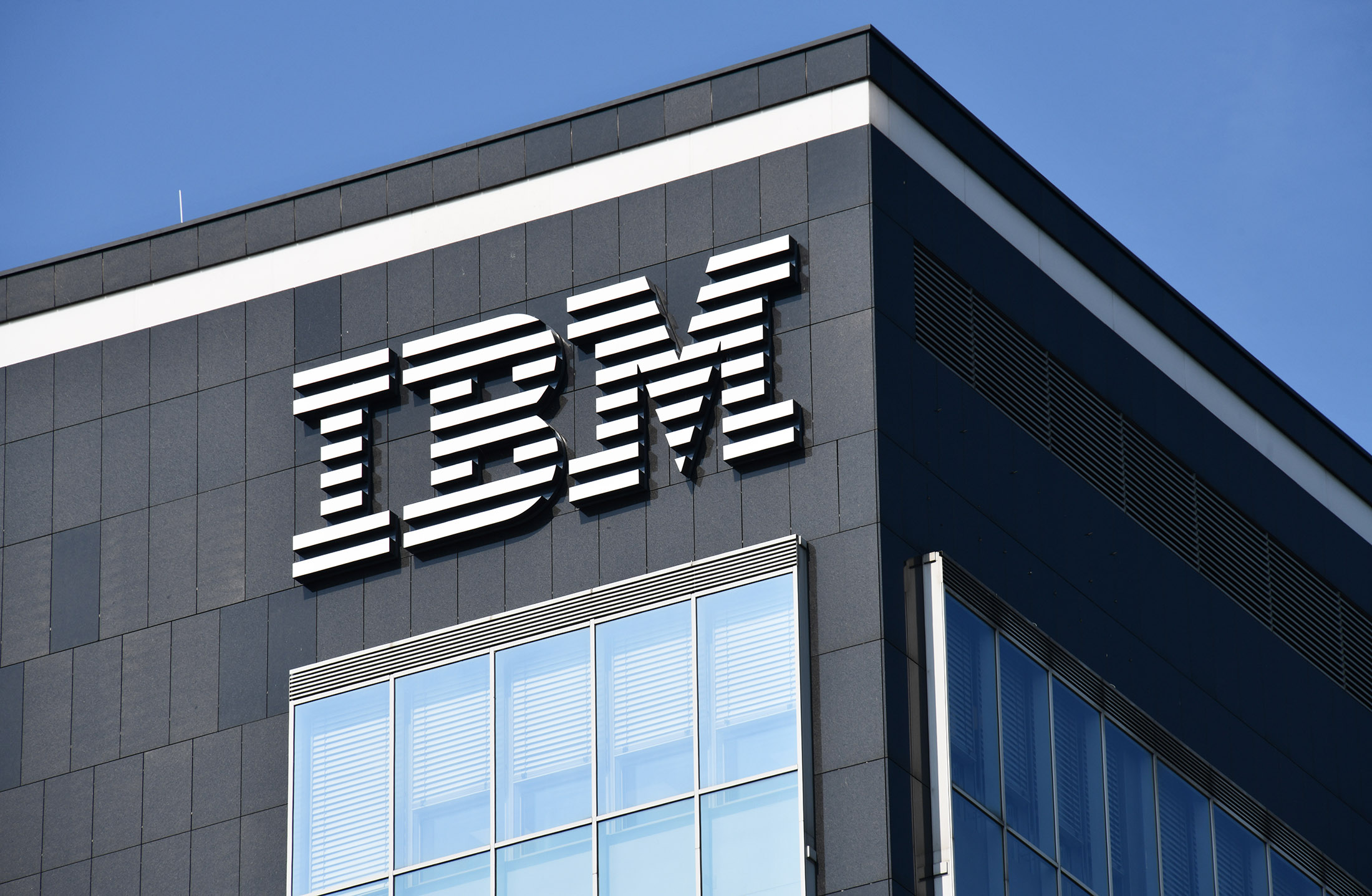 Dusseldorf, North Rhine-Westphalia, Germany - September 9, 2021: IBM logo in Dusseldorf, Germany - IBM is an American multinational technology corporation headquartered in Armonk, New York. Photo by nmann77 - stock.adobe.com