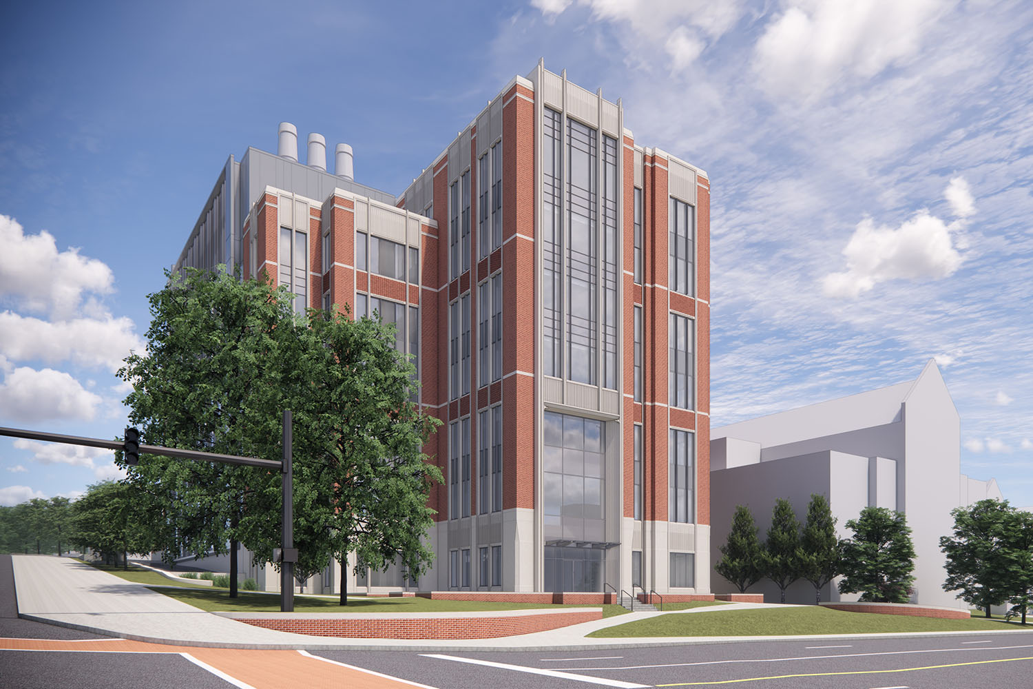 Artists rendering of proposed new chemistry building at the University of Tennessee.