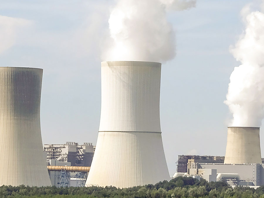 Nuclear plant siols