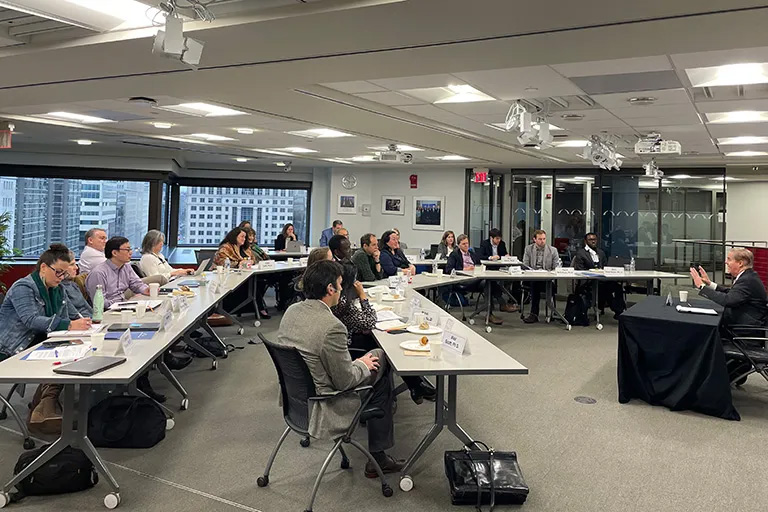 A group of UT faculty work with the Bipartisan Policy Center in Washington, DC.