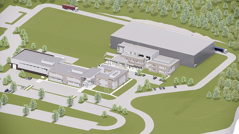 Rendering of future Y12 prototype center
