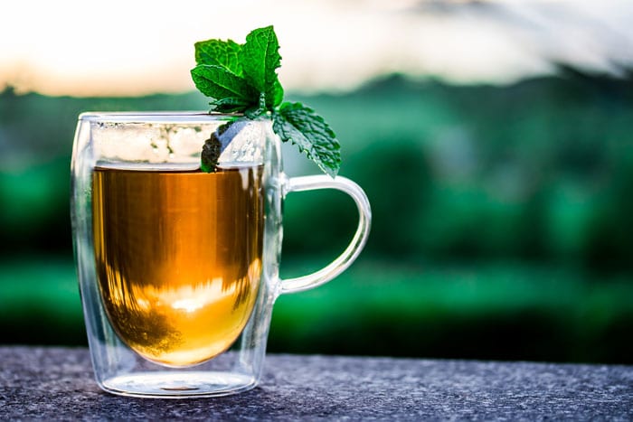 Green Tea with mint