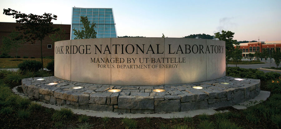 Entrance to Oak Ridge National Laboratory. 