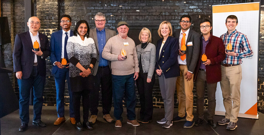 Group photo from the 2025 Chancellor’s Innovation Fund Award Ceremony at the Jackson Terminal.