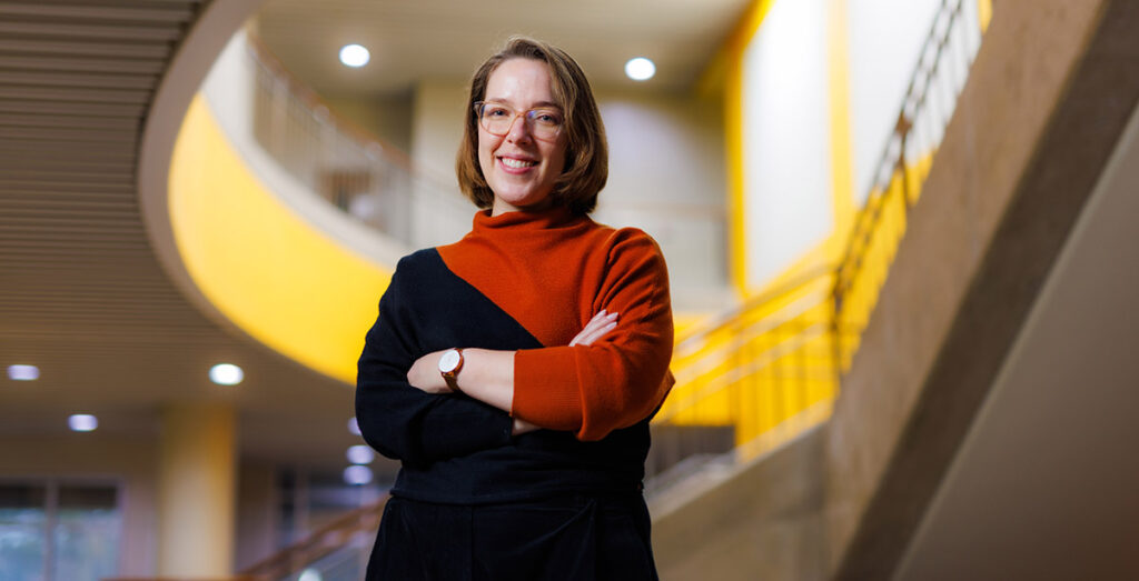 Tova Holmes, a professor of Experimental High Energy Particle Physics, at the University of Tennessee, Knoxville.