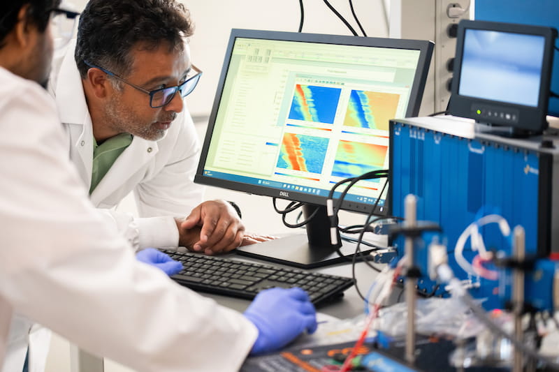 Advanced Research Center laboratory workspace and equipment